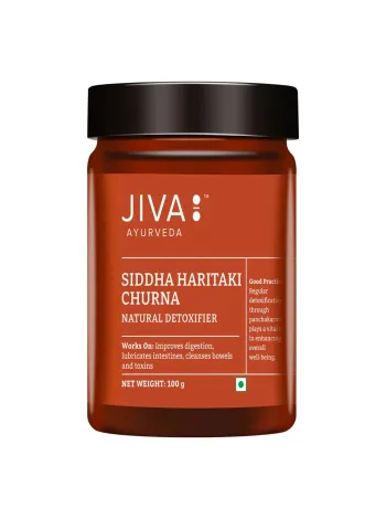 Сиддха Харитаки чурна, при вата-расстройствах, 100 г, Джива Аюрведа; Siddha Haritaki churna, 100 g, Jiva Ayurveda